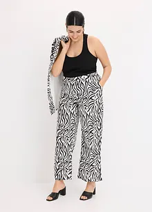 Pantalon palazzo en satin, bonprix