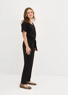 Jersey-Jumpsuit mit Bio-Baumwolle, bonprix