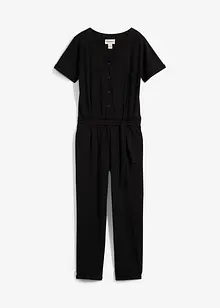 Jersey-Jumpsuit mit Bio-Baumwolle, bonprix
