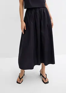 Jupe midi 100% coton, bonprix