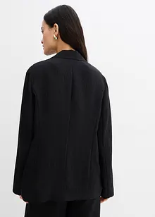 Blazer aus aus strukturiertem Crinkle-Viskose-Mix, bonprix
