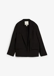 Blazer aus aus strukturiertem Crinkle-Viskose-Mix, bonprix