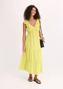 Robe à bretelles en viscose mélangée, bonprix