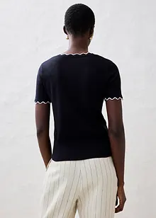 Pull coton et soie, bonprix