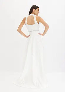 Robe de mariée en satin brillant et dentelle, bonprix