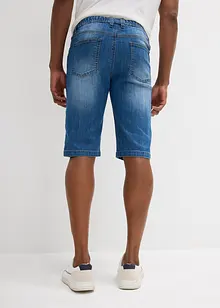 Bermuda léger en jean et molleton, Regular, bonprix