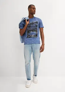 T-shirt aspect délavé en coton, bonprix