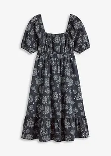Robe midi à manches bouffantes, bonprix