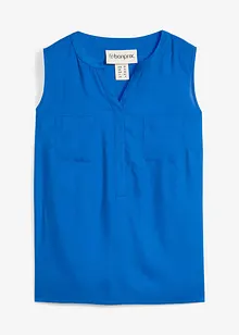 Blouse sans manches en viscose fluide, bonprix