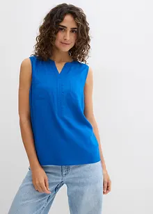 Blouse sans manches en viscose fluide, bonprix