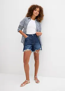 Jeans-Shorts High Waist, Low Stretch, bonprix