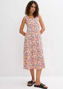 Robe légèrement évasée en jersey coton et viscose, bonprix