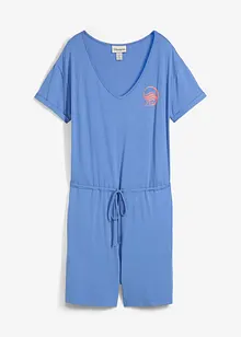 Combishort fluide en jersey de viscose mélangée, bonprix