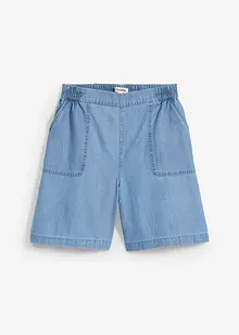 Short à taille élastiquée, avec du lin rafraîchissant, bonprix