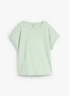 Vokuhila-Shirt aus schwerem Baumwoll-Jersey, bonprix