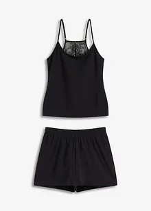 Pyjashort avec dos en dentelle, bonprix