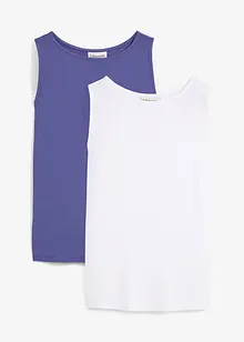 Top aus softer Viskose (2er Pack), bonprix