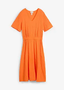 Midikleid aus luftigem Seersucker, bonprix