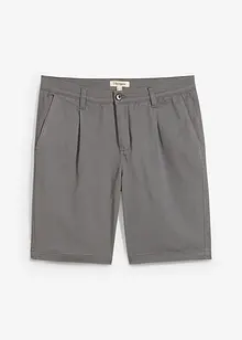 Bermuda extensible à pinces, Regular, bonprix