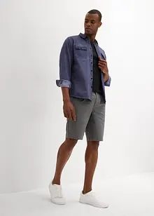Bermuda extensible à pinces, Regular, bonprix
