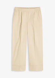 Bundfaltenhose aus Baumwollstretch, bonprix