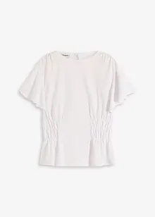 Jerseycrepe-Shirt mit Smock, bonprix