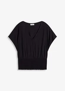 T-shirt à base smockée, bonprix