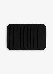 Lot de 10 paires de protège-pied avec coton et bandes de silicone, bonprix
