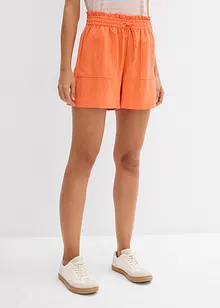 Paperbag-Shorts aus fließendem Lyocell-Mix, bonprix