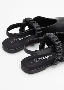Sling-Ballerinas mit Raffung, bonprix