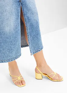 Riemchensandaletten mit Blockabsatz, bonprix