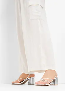 Riemchensandaletten mit Blockabsatz, bonprix