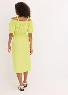 Robe col Bardot 100% coton, bonprix