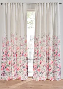 Rideau à imprimé floral (1 pce), bonprix