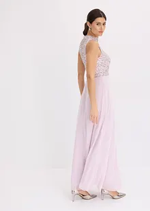 Robe longue brodée de sequins, bonprix