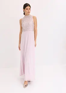 Robe longue brodée de sequins, bonprix