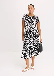 Robe en jersey, viscose mélangée douce, bonprix