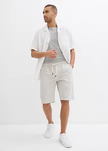 Bermuda en lin, Regular, bonprix