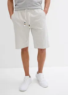 Regular Fit Bermuda mit Leinen, bonprix