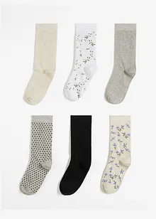 Socken mit Bio-Baumwolle (6er Pack), bonprix