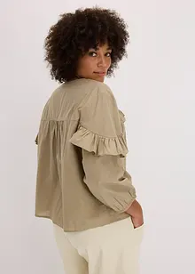 Léger chemisier à volants, bonprix
