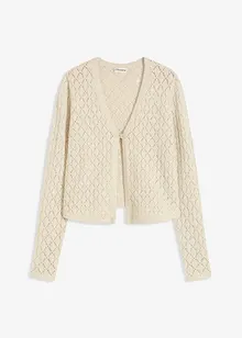 Gilet court en maille ornée de sequins, bonprix