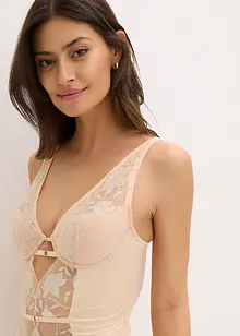 Body-string à armatures en matière brillante, bonprix