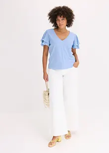T-shirt à volants, bonprix
