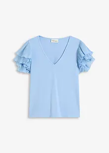 T-shirt à volants, bonprix