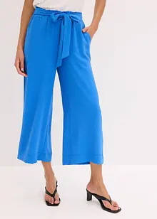 Jupe-culotte à taille élastiquée et revers, bonprix