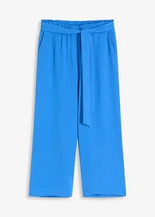 Jupe-culotte à taille élastiquée et revers, bonprix