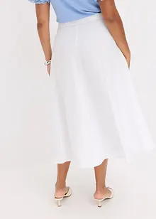 Jupe midi fluide, bonprix