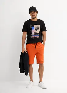 T-shirt et bermuda en molleton (ens. 2 pces), bonprix