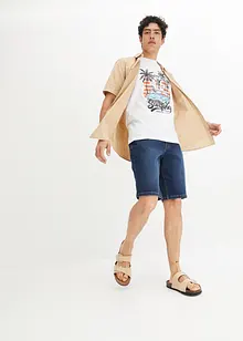 Lot de 2 bermudas en jean extensible, Regular, bonprix